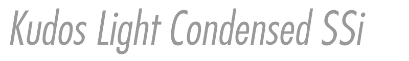Kudos Light Condensed SSi